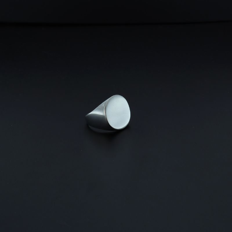 Anello tondo lucido