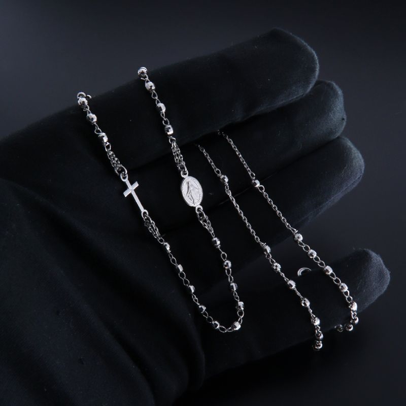 Collana argento 925‰ ROSARIO sfaccetato