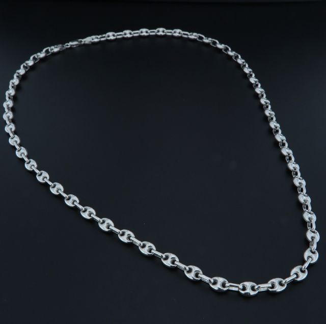 collana in argento 925‰ MAGLIA MARINA 6mm