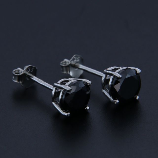 Orecchino punto luce black