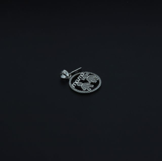 Ciondolo in argento mama 