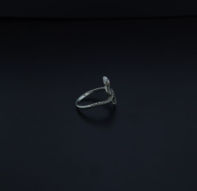 Anello serpente in argento 
