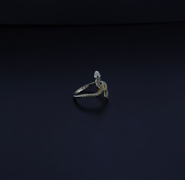 Anello serpente in argento 925‰