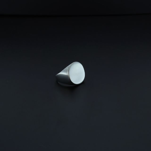 Anello tondo lucido