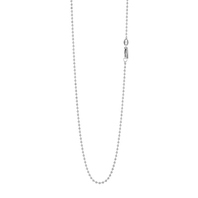 Collana argento a palline dimensione media