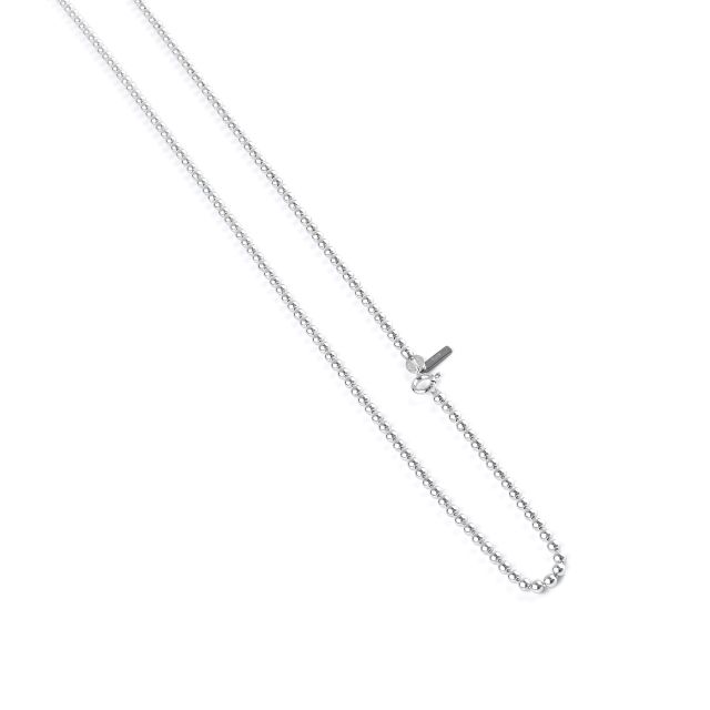 Collana in argento a palline grandi