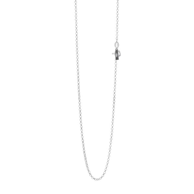 Collana in argento a maglia rolò