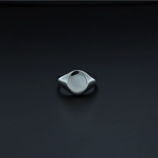 Anello ovale argento
