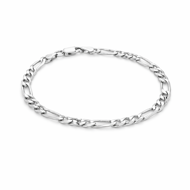 Bracciale in argento maglia FIGARO 
