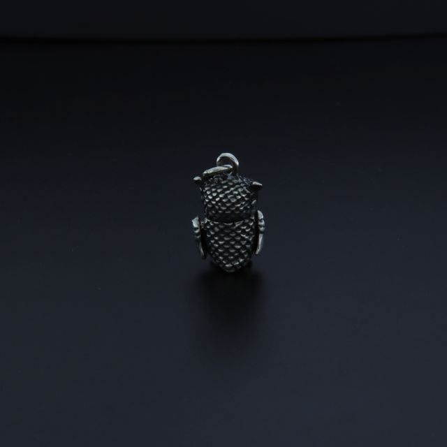 ciondolo in argento gufo snodato 