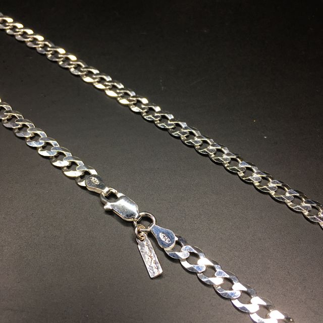 Collana argento maglia GRUMETTA finitura lucida