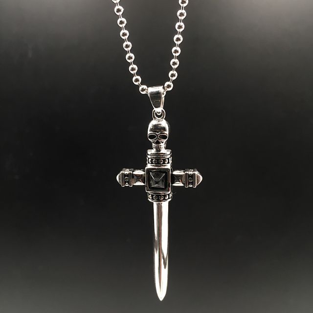 Ciondolo Spada in argento 925‰ con onice 