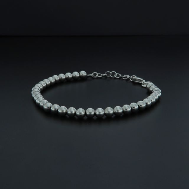 Bracciale a pallina in argento