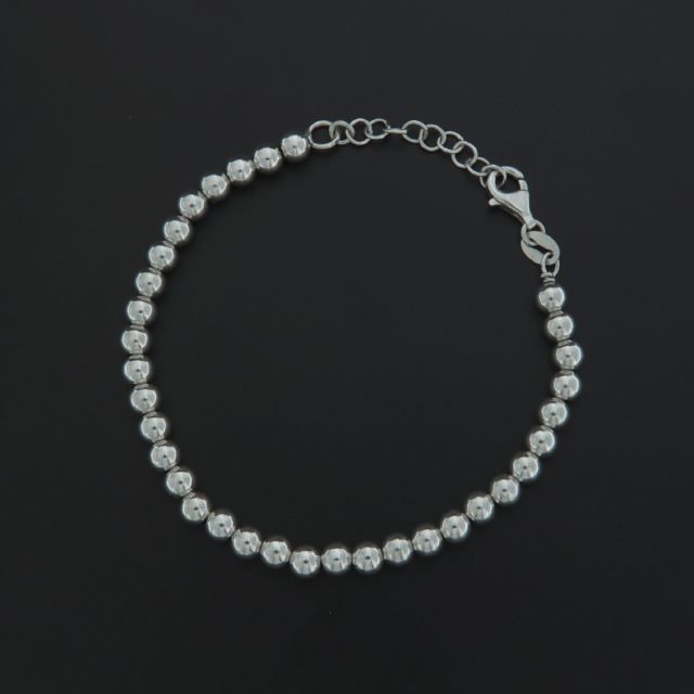 Bracciale a pallina in argento
