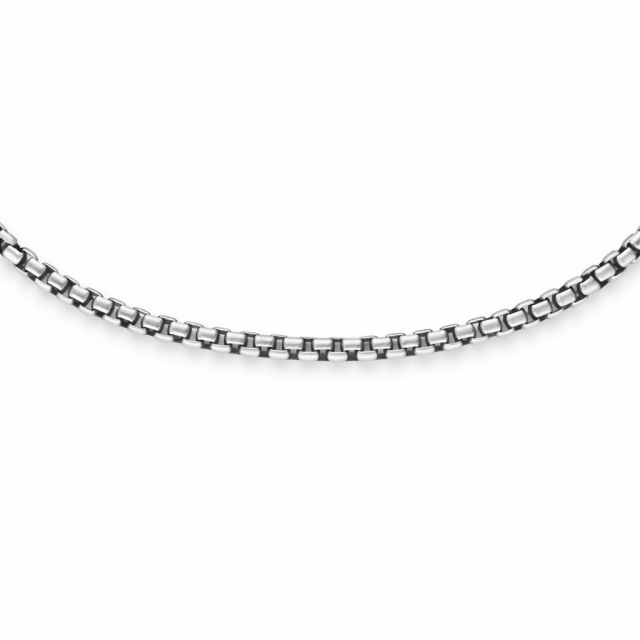 Bracciale in argento maglia veneta stondata
