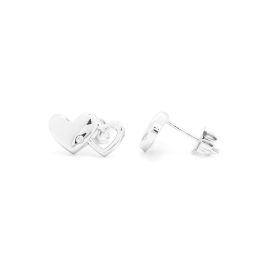 Orecchini A Cuore In Argento 925 Con Zirconi Cubici, Eleganti E Semplici, Per Donna – In Confezione Regalo