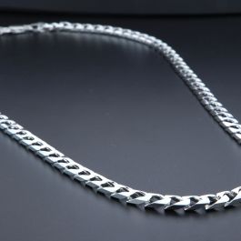 Collana Sterling Silver 925 Lobster Collana In Argento Sterling 925 Massiccio - Catena A Cordoncino, Made In Italy, Nuova Con Etichette Collana Chiusura Aragosta - Foto 5