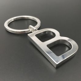 Portachiavi Lettera Alfabeto - Acciaio Inox Per Donne E Uomini - Foto 2