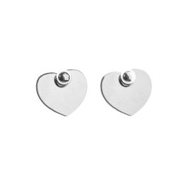 Orecchini in argento Sterling a cerchio aperto passante per il lobo con