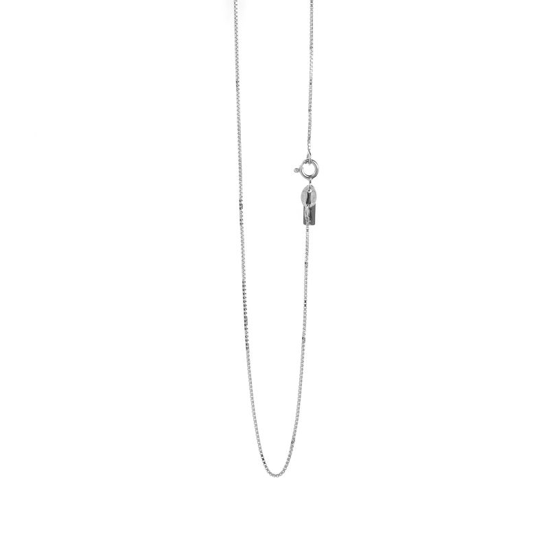 Collana in argento 925‰ in maglia veneta sottile