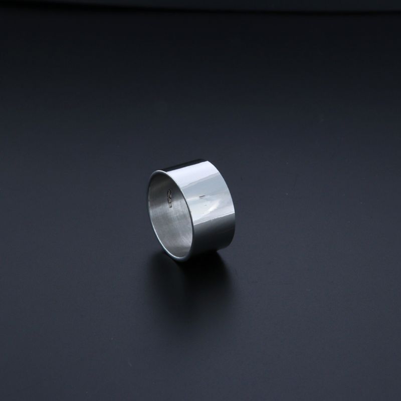 Anello girevole in argento sterling inciso: fascia bicolore, anello Fidget fatto a mano - Italia Anello girevole in argento sterling inciso: fascia bicolore, anello Fidget fatto a mano - Italia