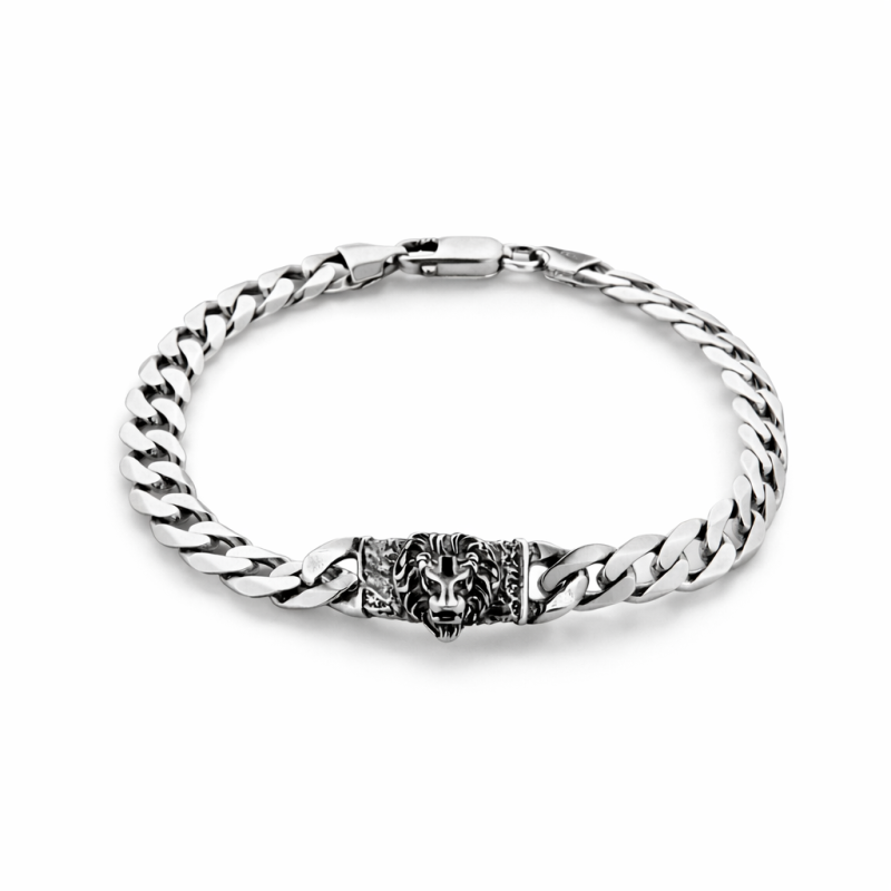 Bracciale Grumetta con Leone 