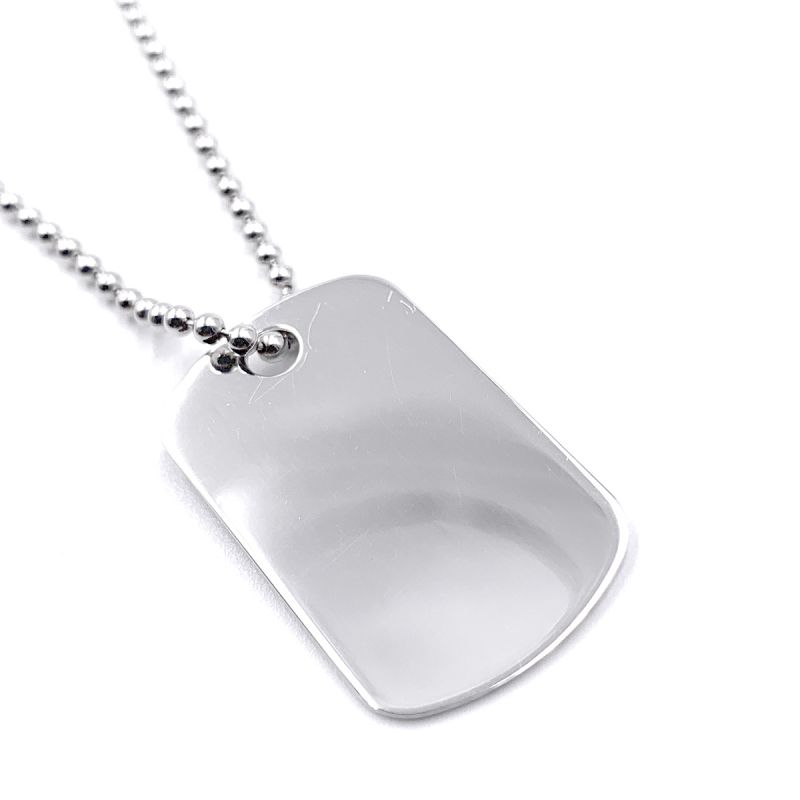 COLLANA MILITARE ARGENTO 