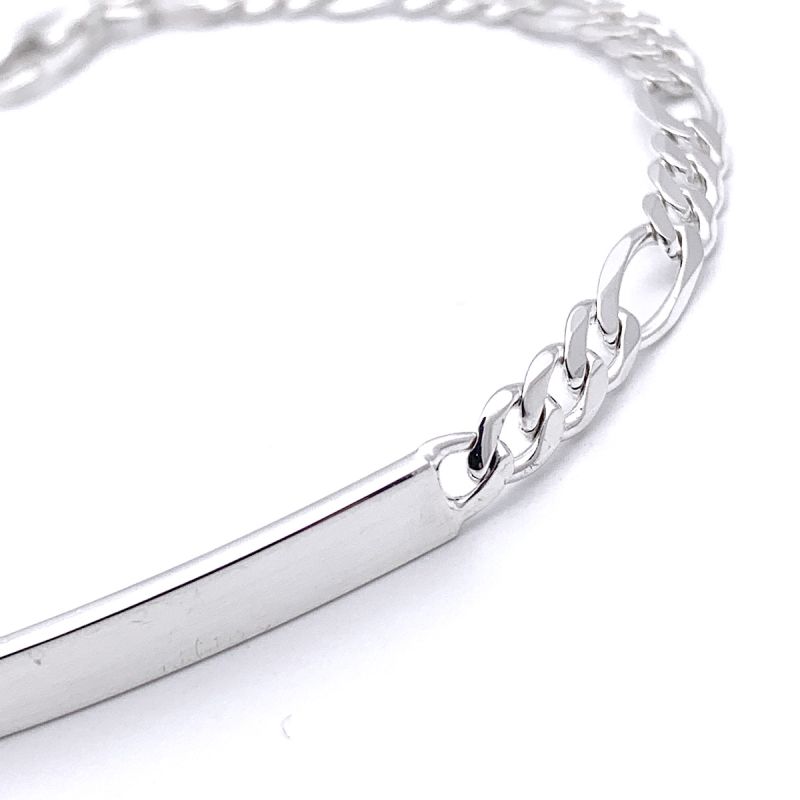 BRACCIALE PIASTRA IN ARGENTO 