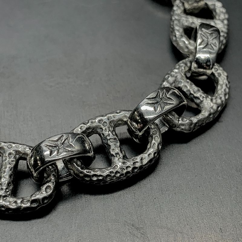 Bracciale in argento maglia marina