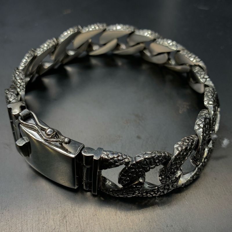 Bracciale in argento grumetta