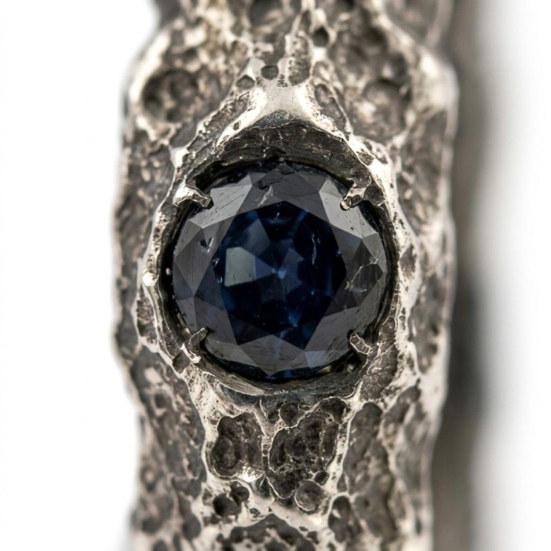ANELLO SOLID CON TANZANITE NATURALE