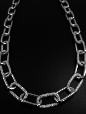 collana in argento 925‰ con zirconi