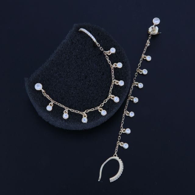 Orecchino pendente ear-cuff