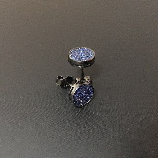 ORECCHINI IN ARGENTO 925‰ FINITURA RUTENIO CON ZIRCONI