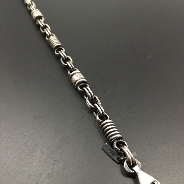 Bracciale argento brunito 925‰ fantasia uomo