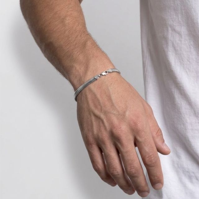 Bracciale SNAKE piatto 