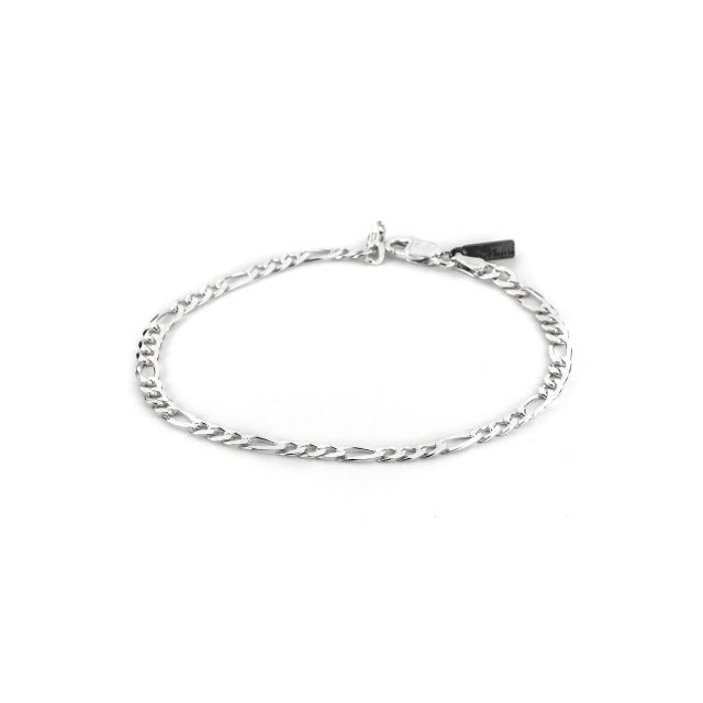 Bracciale a maglia 3+1 in argento