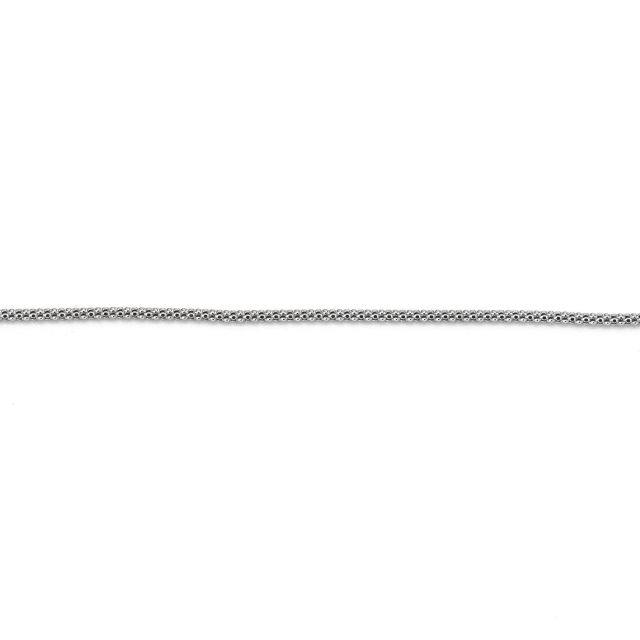 Bracciale in argento a maglia corda rotonda