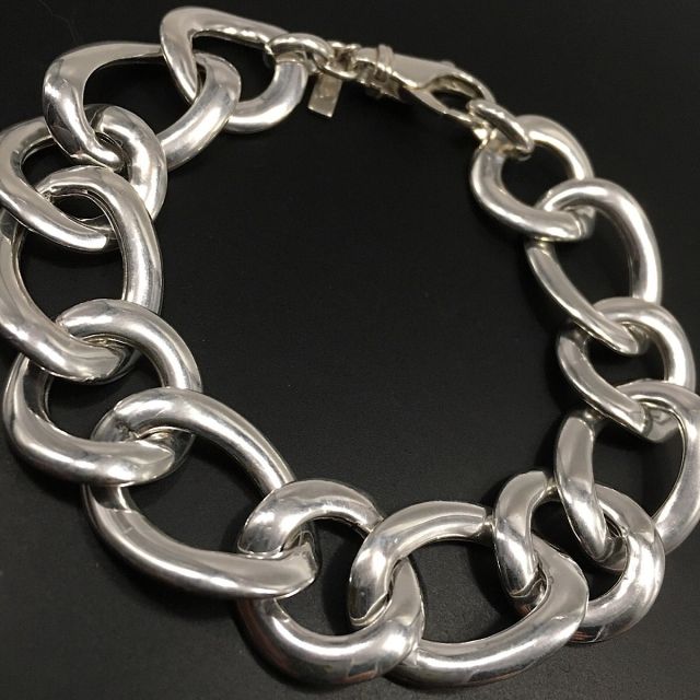 Bracciale in argento 925‰ con anelli 
