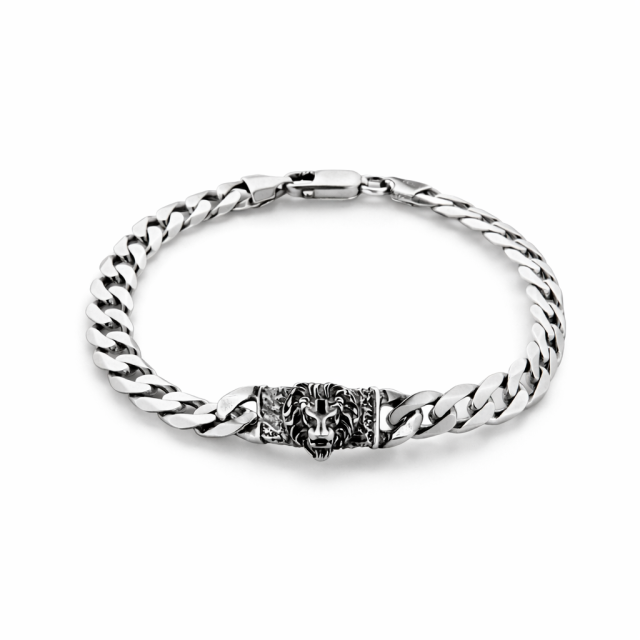 Bracciale Grumetta con Leone 