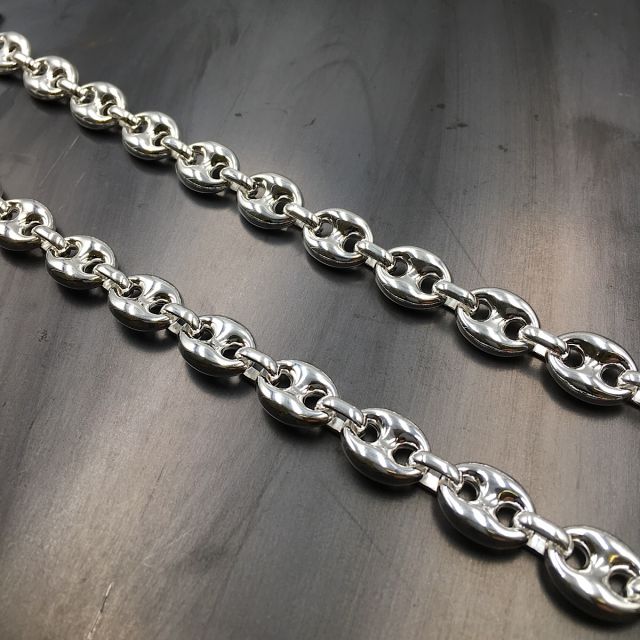 Bracciale in argento 925‰ maglia marina 