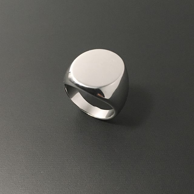 Anello in argento925‰ ovale liscio