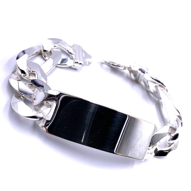 Bracciale massiccio in argento 925‰