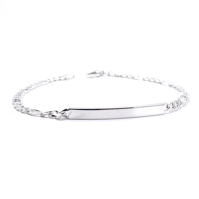 BRACCIALE PIASTRA IN ARGENTO 