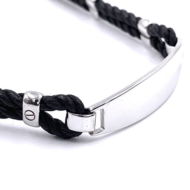 BRACCIALE CUOIO ARGENTO 