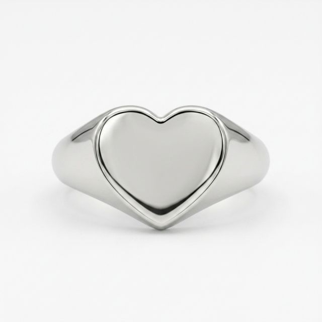 Anello Cuore in Argento 925 Anallergico