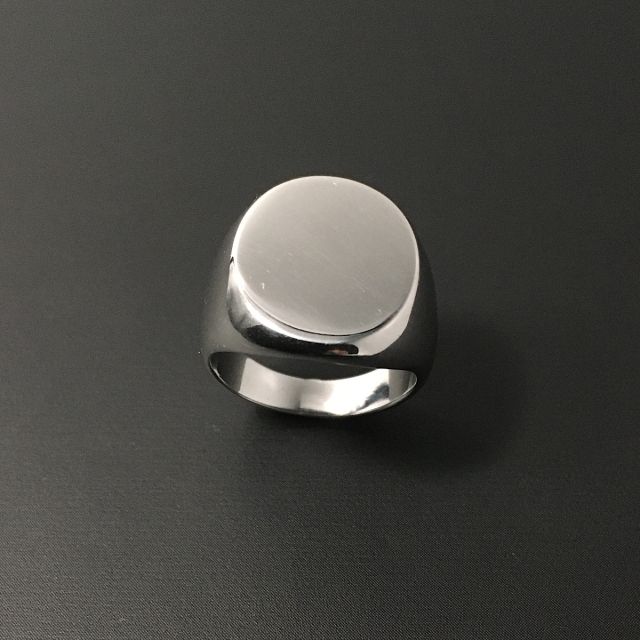 Anello in argento925‰ ovale liscio