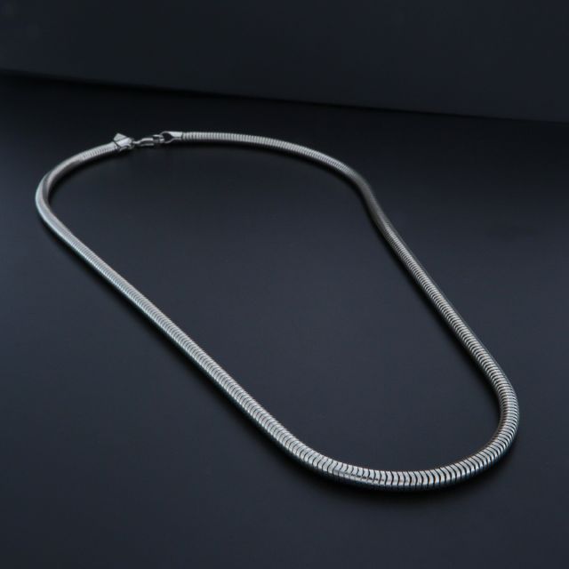 collana in argento 925‰ SNAKE 4 mm