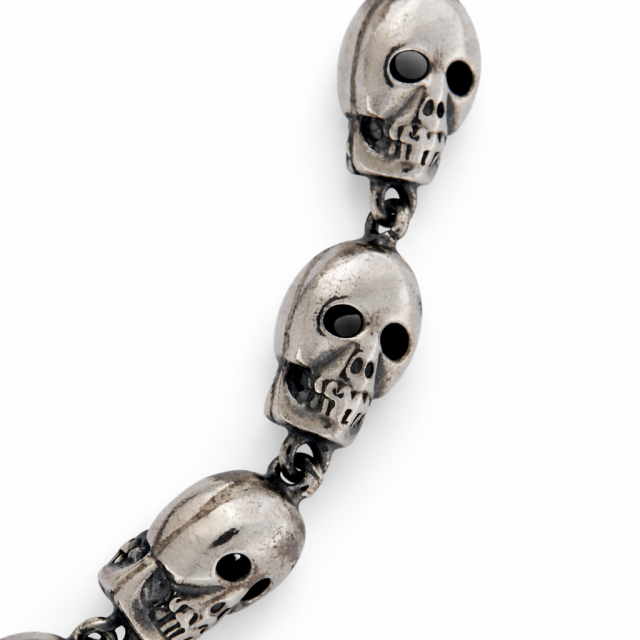 Bracciale con teschi 