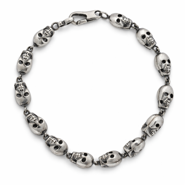 Bracciale con teschi 